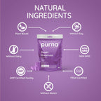 Purna Gummies Melatonin Wild Berry Flavour Gummies for Sleep Well & Reduced Stress