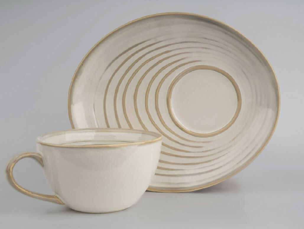 Simply Soho Linen Ripple Snack Set of 2
