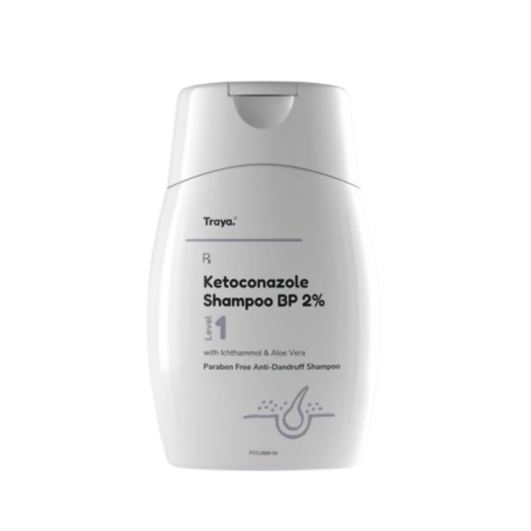 Traya Ketoconazole Shampoo BP 2% with Ichthammol & Aloe Vera - Distacart