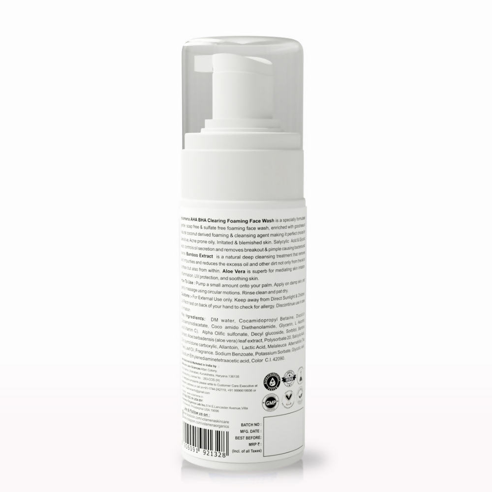 Volamena Aha Bha Clearing Foaming Face Wash