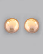 VOJ Gold-Polished Western Hasli with Studs Earrings Set