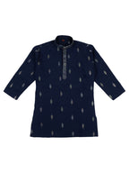 Joban Fashion Kids Island Traditional Ethnic Wear with Silk Sequence Embroidery Kurta and Pyjama Set - Blue - Distacart