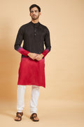 Red Knight Ombre Kurta by Hilo Design