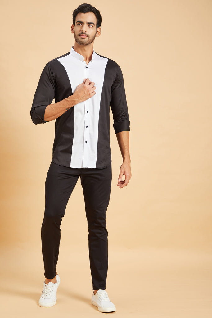 Clear Cut Pattern Designer Men's Shirt by Hilo Design