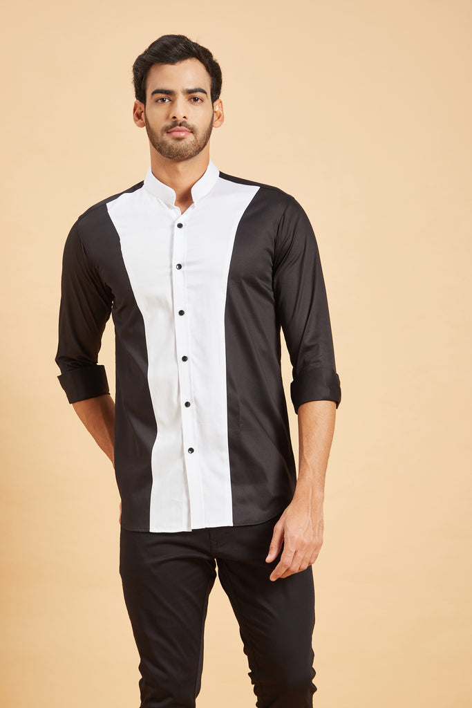 Clear Cut Pattern Designer Men's Shirt by Hilo Design