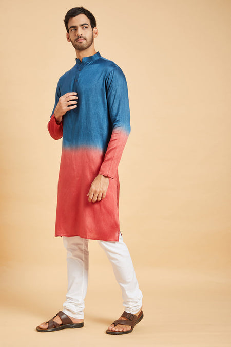 Radical Marino Ombre Kurta by Hilo Design