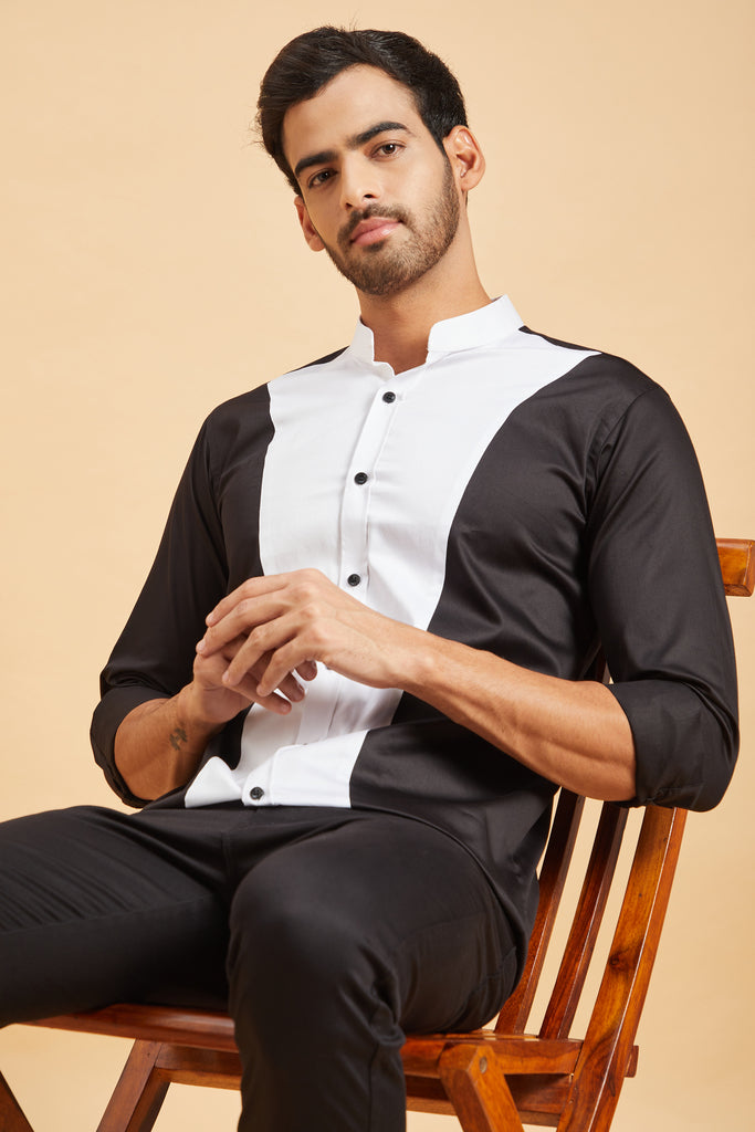 Clear Cut Pattern Designer Men's Shirt by Hilo Design