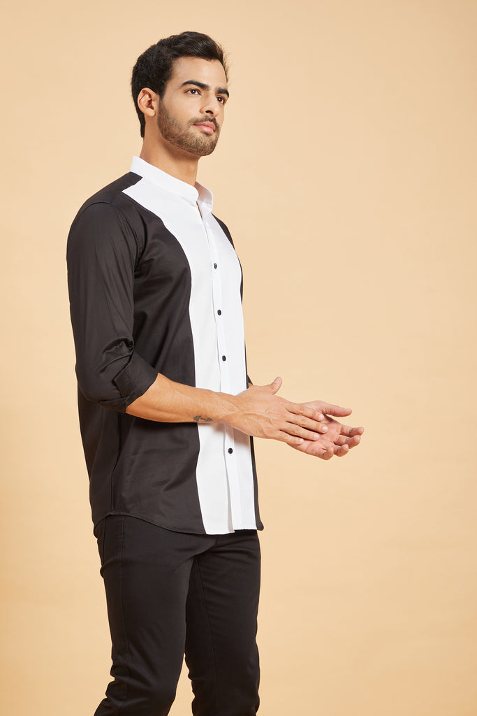 Clear Cut Pattern Designer Men's Shirt by Hilo Design