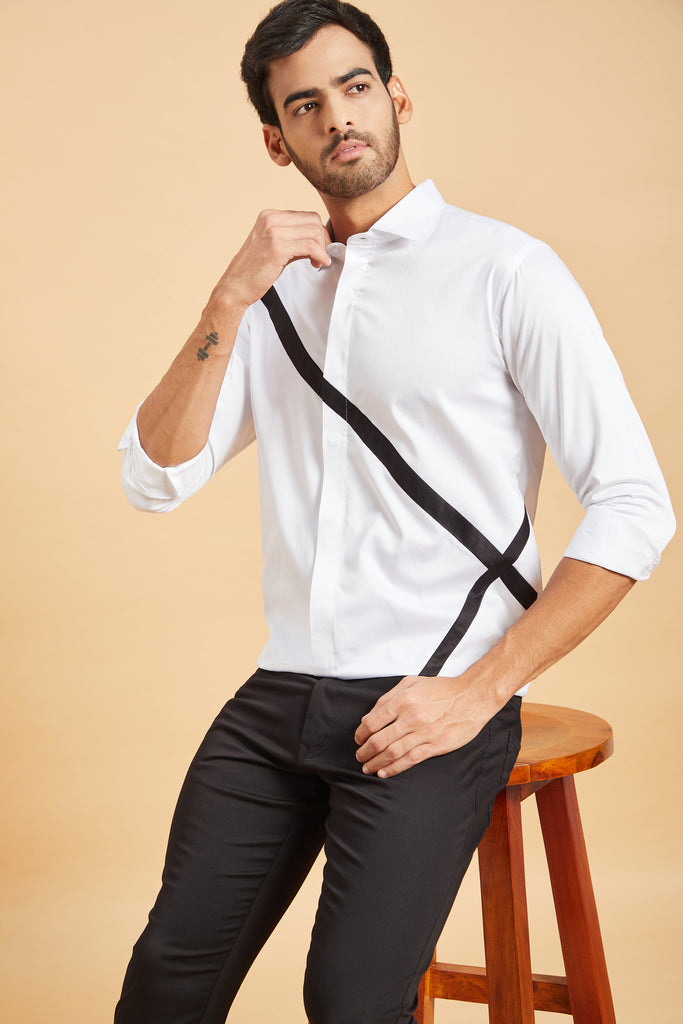 Scale Pattern Designer Men's Shirt by Hilo Design