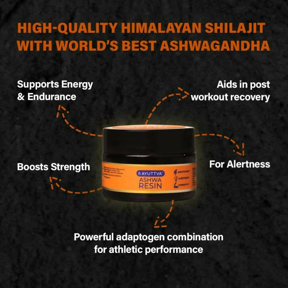 Ayuttva Ashwa Resin With Sj & KSM-66 Ashwagandha - Distacart