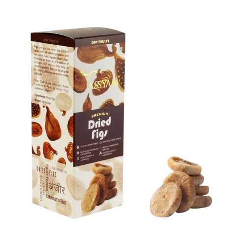 Tassyam Organics Premium Dried Figs - Box - Distacart