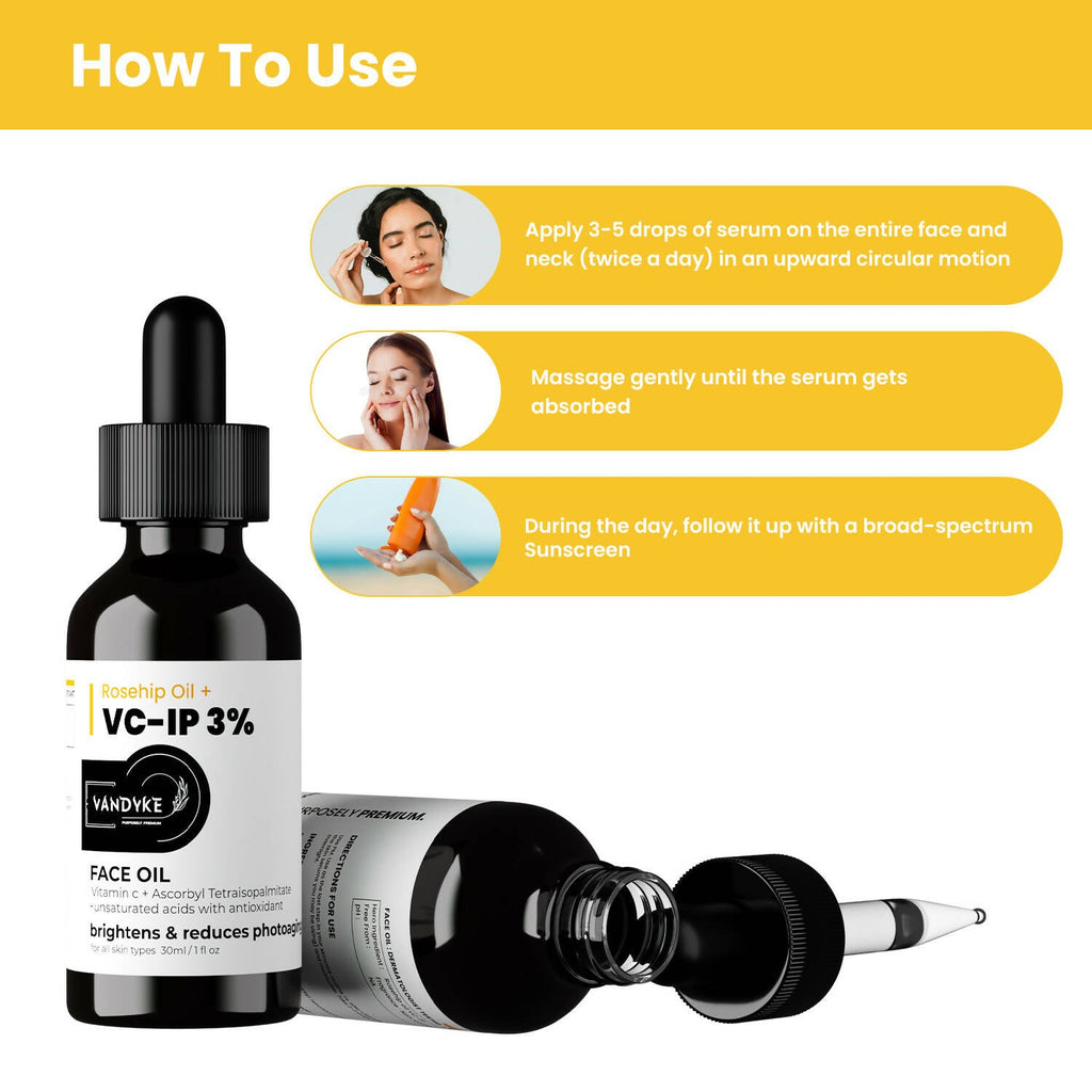 Vandyke Rosehip Oil + VC-IP 3% Face Oil