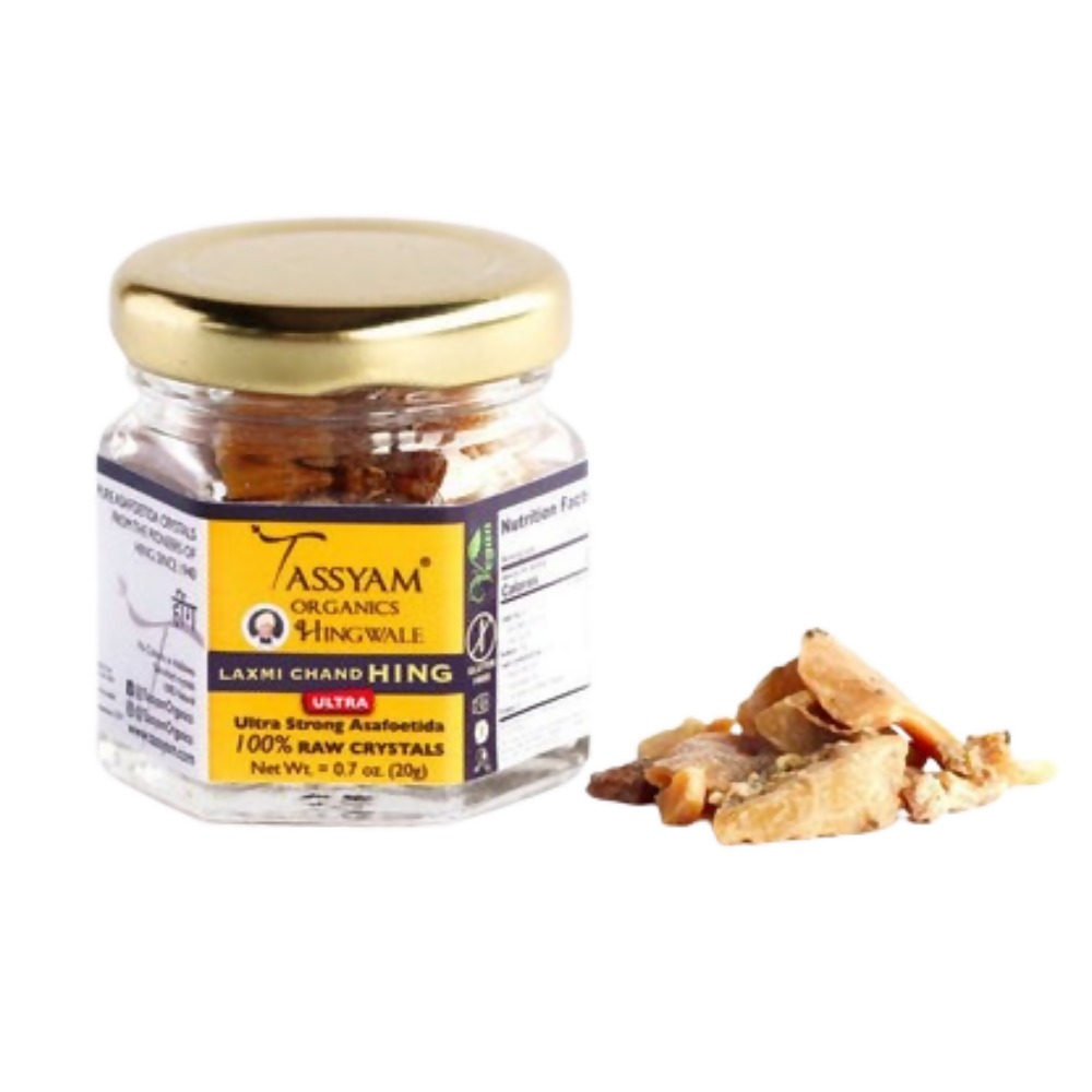 Tassyam Organics Laxmi Chand ULTRA Raw Hing Crystals - Distacart
