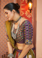 AI Fashion Multi Color Viscose Rayon Designer Navratri Lehenga Choli Collection