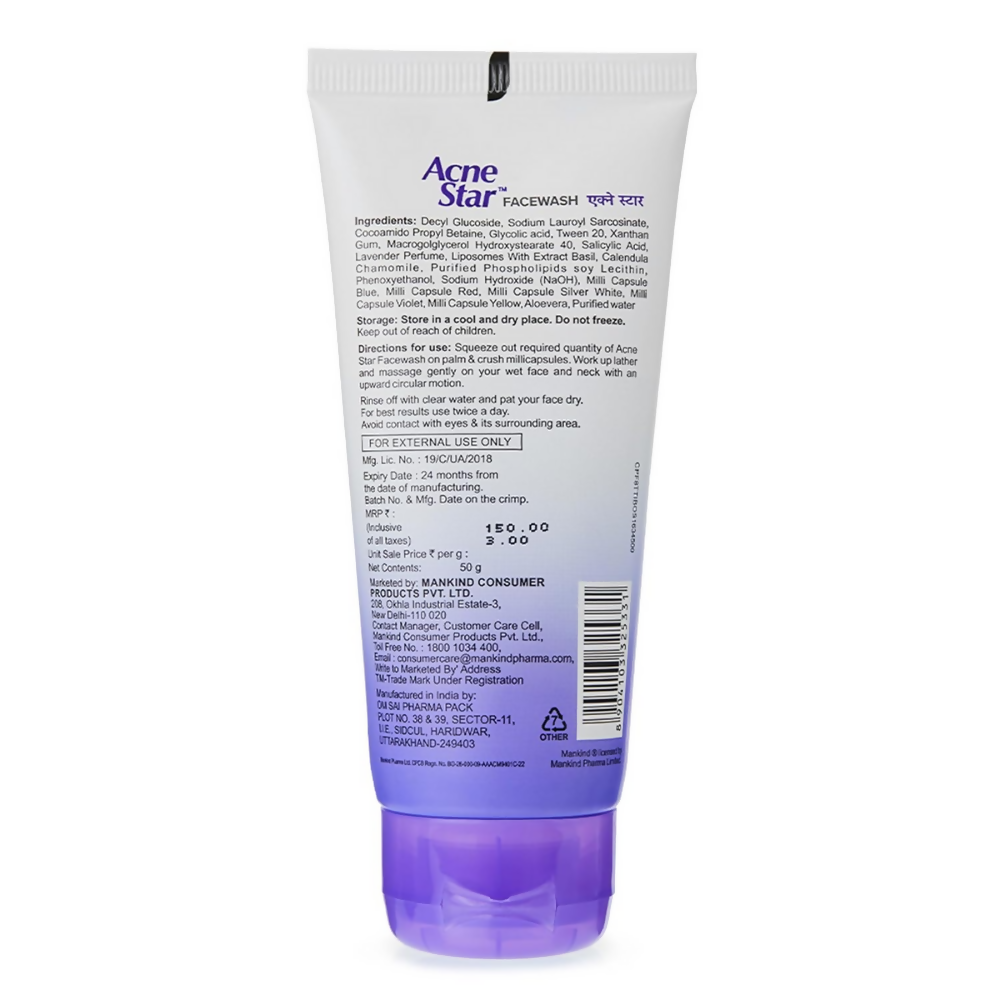 Acnestar Unisex Face Wash