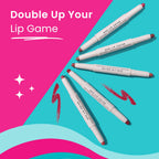 Swiss Beauty CRAZE Duo 2 In 1 Satin Matte Finish Lipstick Non-Transfer Lip Colour - 01 Party Ready - Distacart
