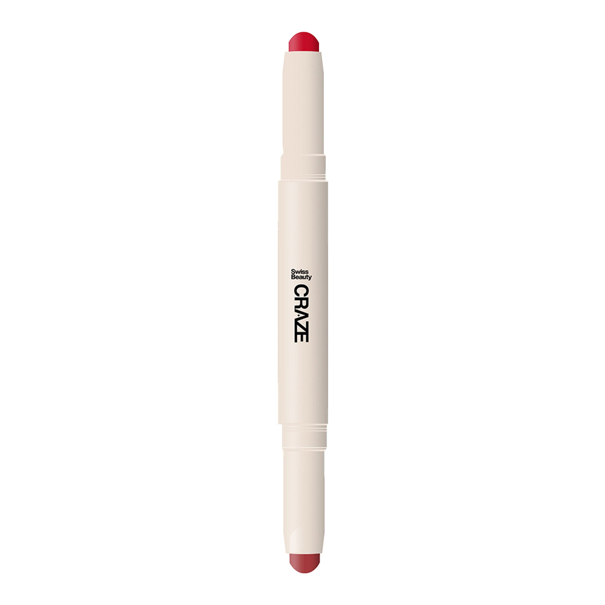 Swiss Beauty CRAZE Duo 2 In 1 Satin Matte Finish Lipstick Non-Transfer Lip Colour - 01 Party Ready - Distacart