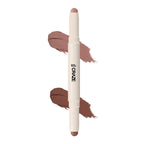 Swiss Beauty CRAZE Duo 2 In 1 Satin Matte Finish Lipstick Non-Transfer Lip Colour - 03 Choco Spice - Distacart