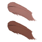 Swiss Beauty CRAZE Duo 2 In 1 Satin Matte Finish Lipstick Non-Transfer Lip Colour - 03 Choco Spice - Distacart