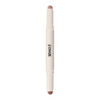Swiss Beauty CRAZE Duo 2 In 1 Satin Matte Finish Lipstick Non-Transfer Lip Colour - 03 Choco Spice - Distacart