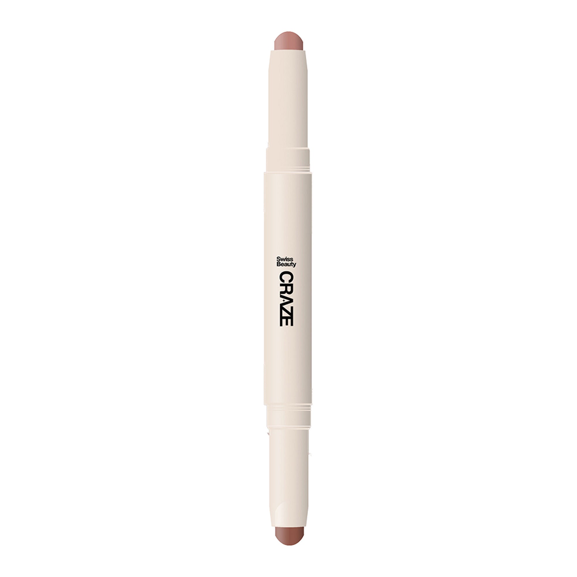 Swiss Beauty CRAZE Duo 2 In 1 Satin Matte Finish Lipstick Non-Transfer Lip Colour - 03 Choco Spice - Distacart