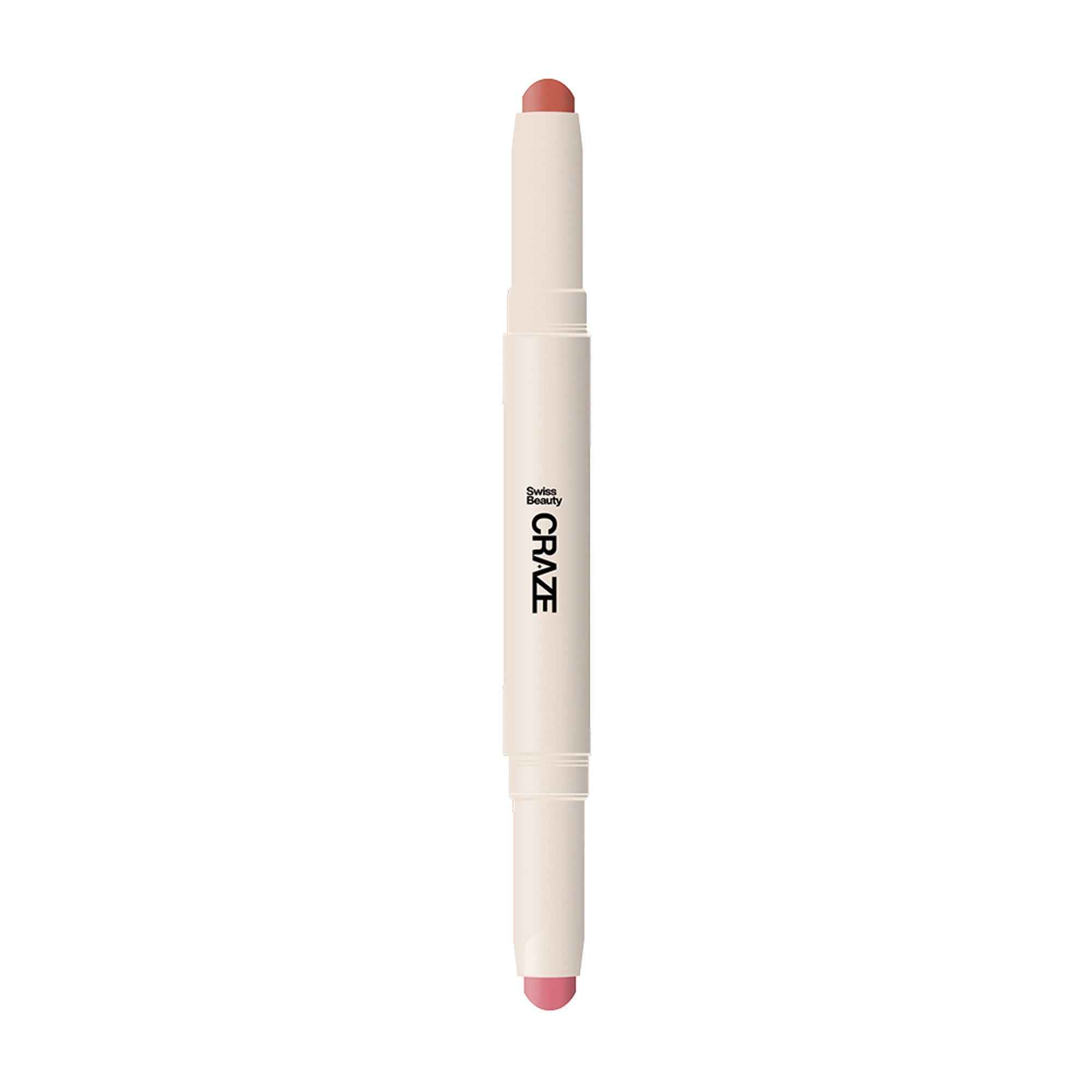 Swiss Beauty CRAZE Duo 2 In 1 Satin Matte Finish Lipstick Non-Transfer Lip Colour - 05 Peach Me Pink - Distacart