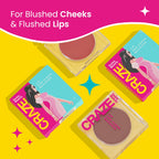 Swiss Beauty CRAZE Lip & Cheek Macaron With Vitamin E And Olive Oil - 01 Brown Pie - Distacart