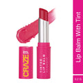 Swiss Beauty CRAZE Tinted Weightless Sheer Coverage Lip Balm With Cocoa Butter - 02 Sugar Rose