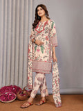 Joban Fashion Women Cream Linen Printed Stitched Kurta Set - Distacart