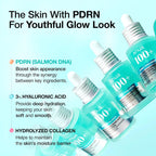 Anua Pdrn Hyaluronic Acid Capsule 100 Serum with Collagen For Plump, Dewy, Radiant Glass Skin