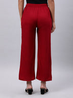 Souchii Maroon Liva Ethnic Palazzos - Distacart