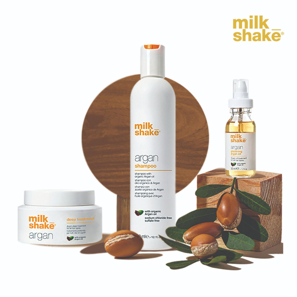 Milkshake Argan Mask For Deep Nourishment & Frizz Free - Thick & Wavy Hair