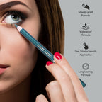 Matt Look Colorite Long Lasting Smudge Proof Eye Liner Pencil - Go Green 03 - Distacart