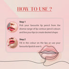 Matt Look Colorite Lip Contour Professional Matte Lip Color Pencil - Ruby Red 02 - Distacart