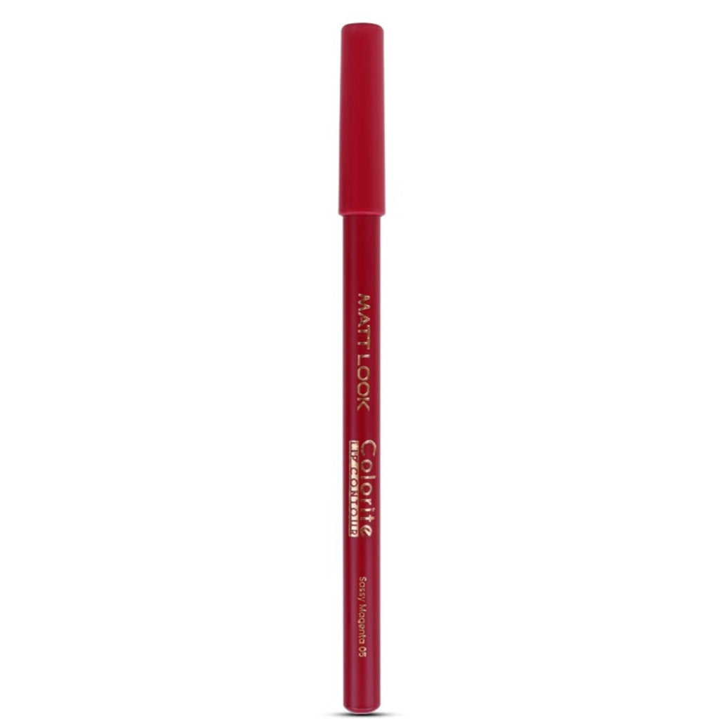 Matt Look Colorite Lip Contour Professional Matte Lip Color Pencil - Sassy Magenta 05