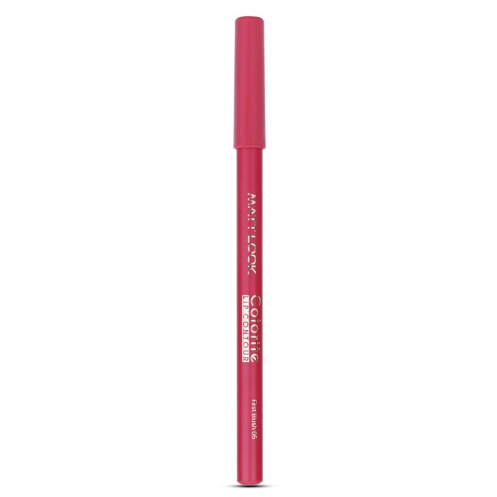 Matt Look Colorite Lip Contour Professional Matte Lip Color Pencil - First Blush 06