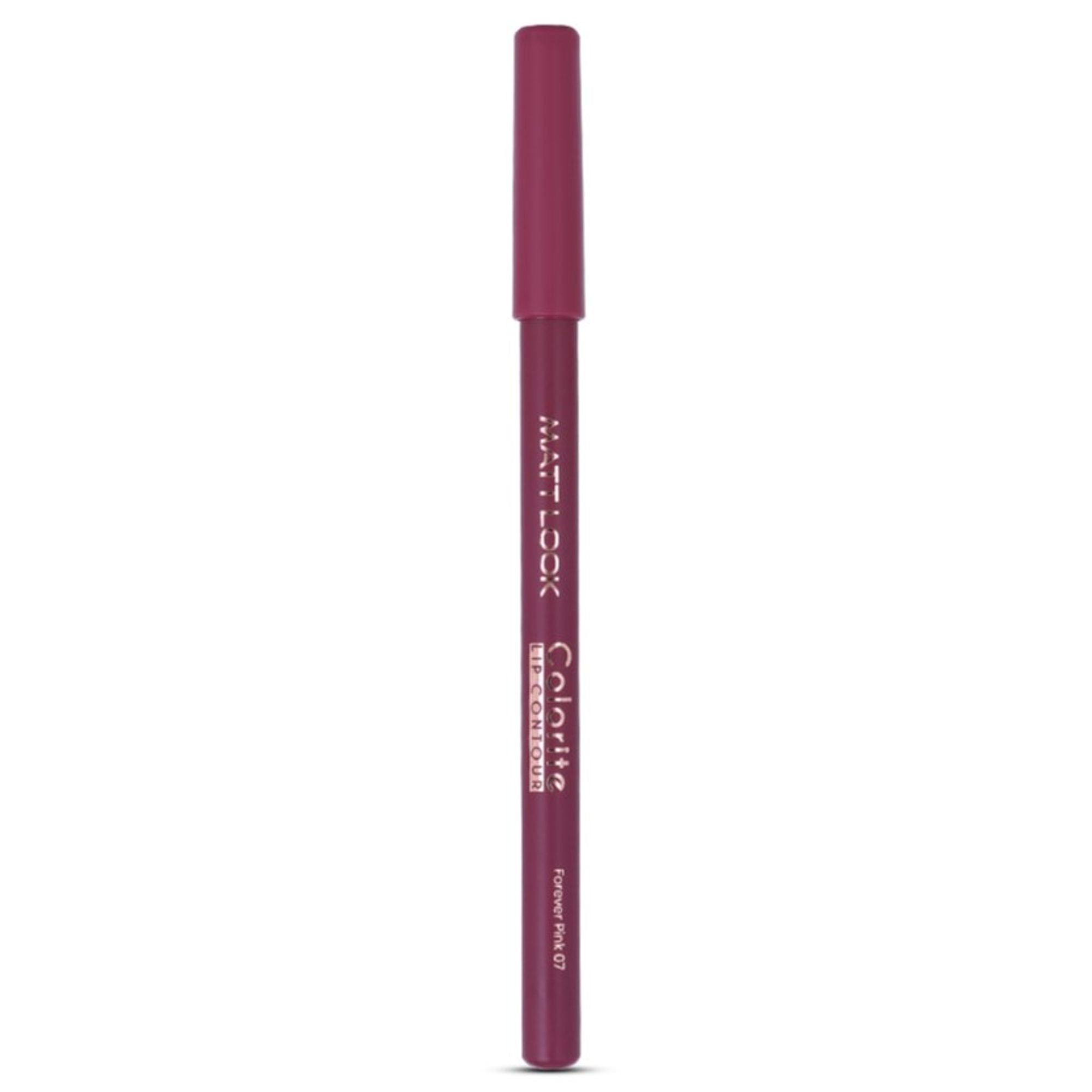 Matt Look Colorite Lip Contour Professional Matte Lip Color Pencil - Foreverpink 07