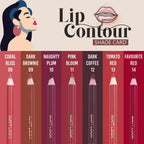 Matt Look Colorite Lip Contour Professional Matte Lip Color Pencil - Rich Ruby 16 - Distacart
