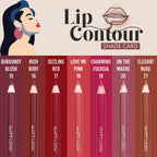 Matt Look Colorite Lip Contour Professional Matte Lip Color Pencil - Rich Ruby 16 - Distacart