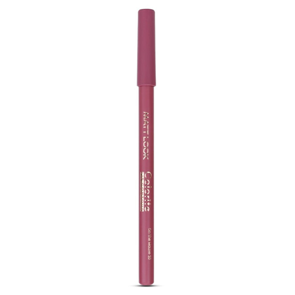 Matt Look Colorite Lip Contour Professional Matte Lip Color Pencil - On The Mauve 20