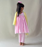 ArthLife Pink Anarkali Dress