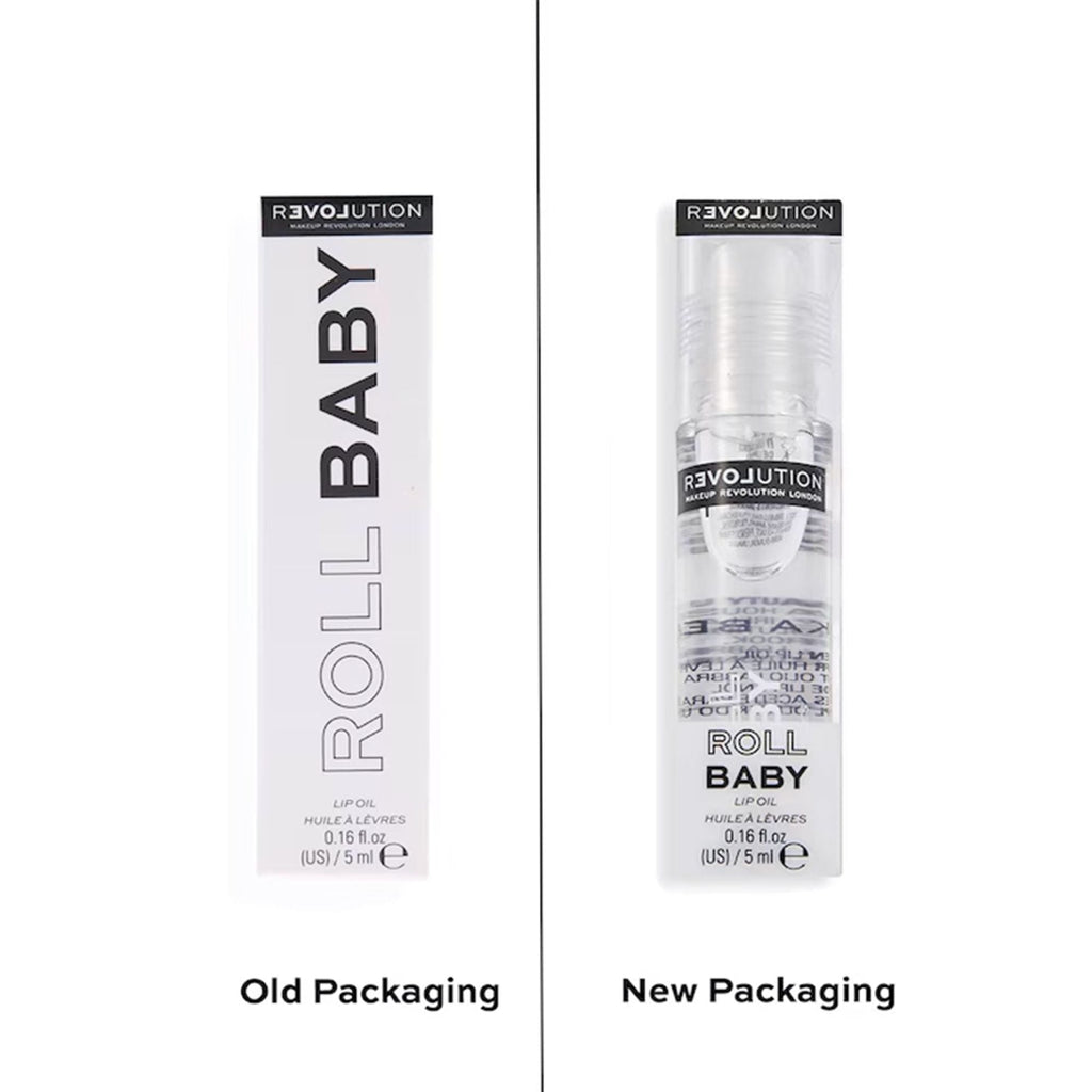 Revolution Relove Roll Baby Lip Oil Papaya - Tonka Bean - Distacart