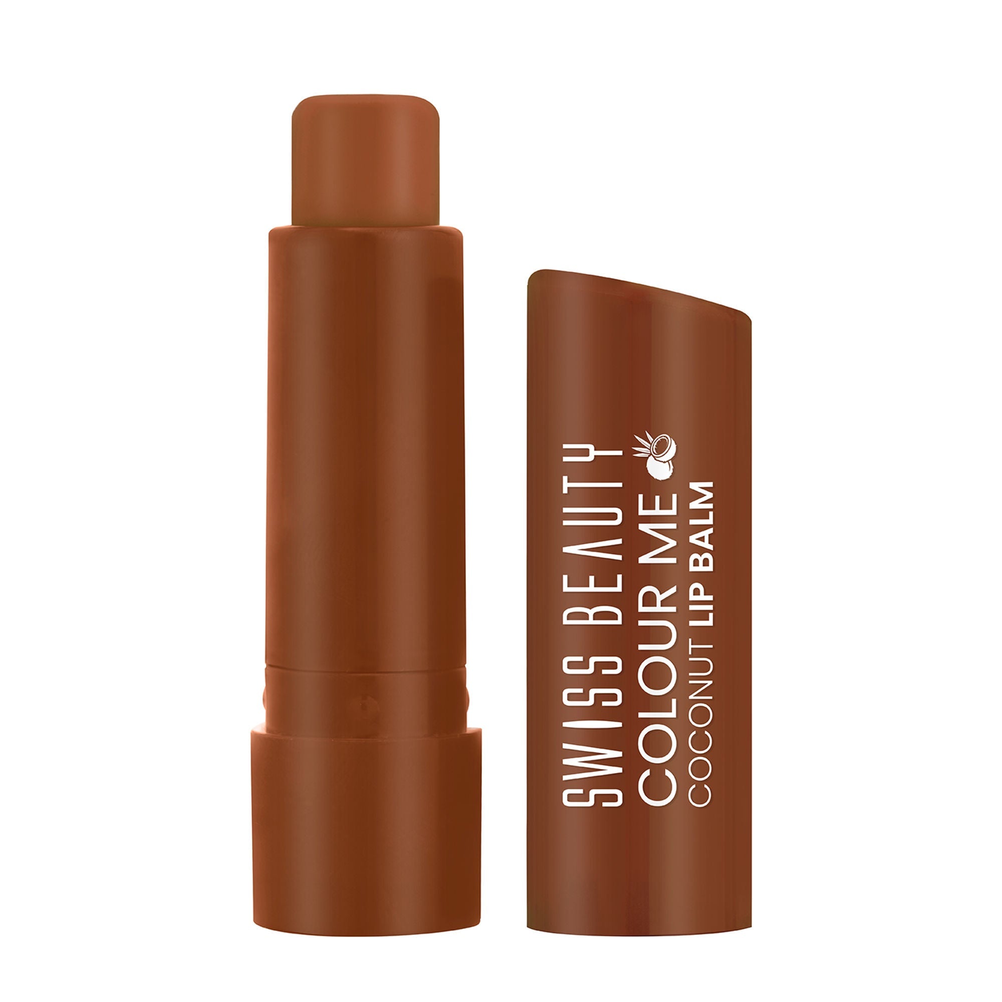 Swiss Beauty Colour Me Tinted Lip Balm For Dry With SPF 15 , Shea Butter and Vitamin E - Coconut Blast - Distacart