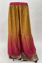 Lorenvalley Fashion Yellow and Pink Chinon Embroidery With Sequince Work Salwar Kameez Stitched