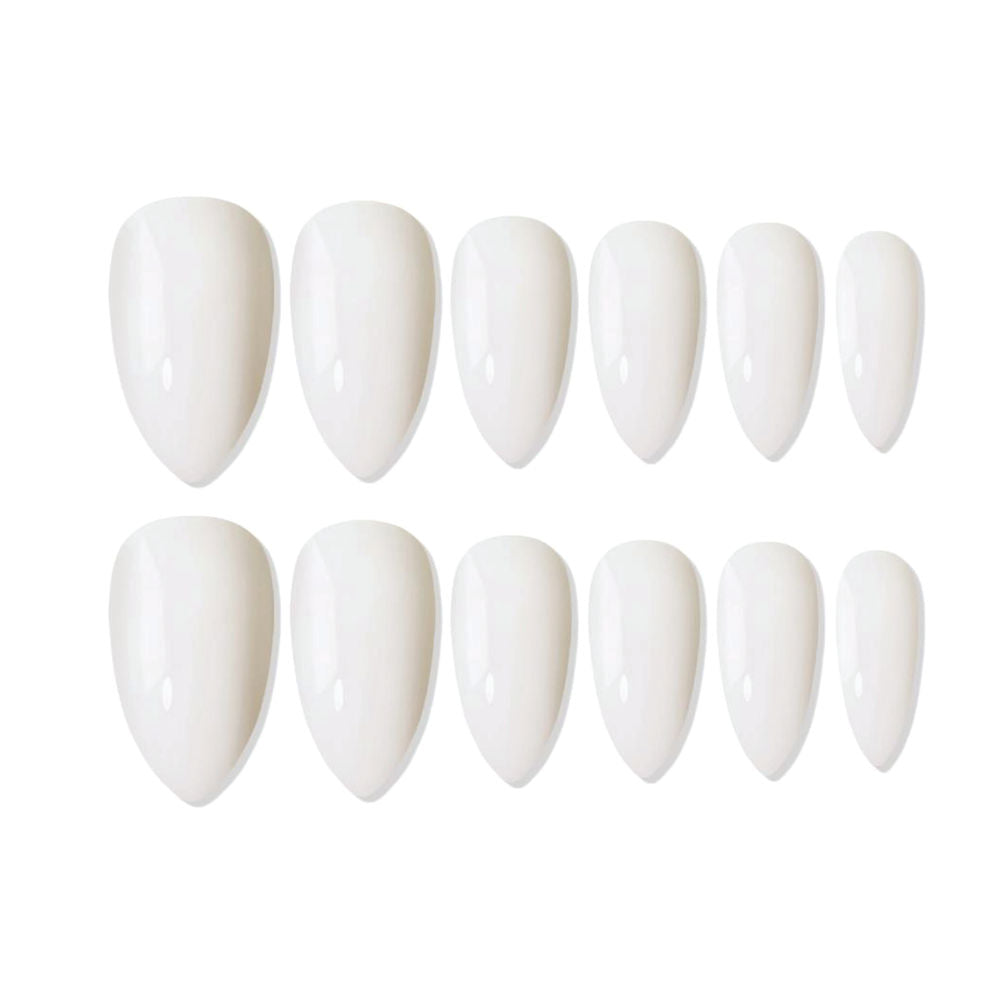 shills professional reusable press on nails almond spn614
