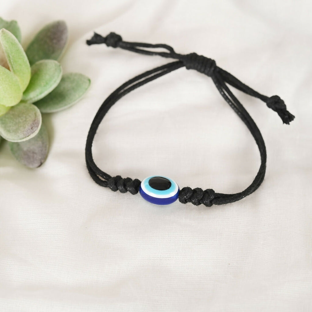 NVR Men & Women Evil Eye Adjustable Bracelet - Distacart