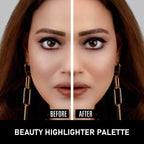 Matt Look Beauty Highlighter Palette - Sun and Sand