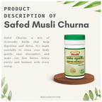 Jaived Ayurveda Safed Musli Churna