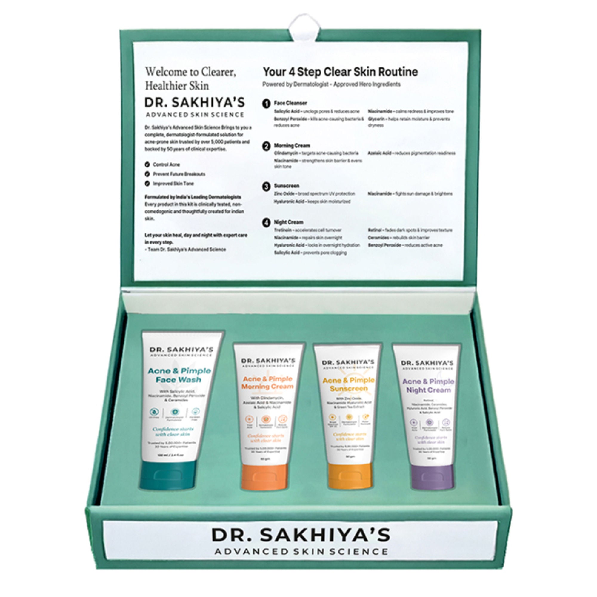 Dr.Sakhiya Acne & Pimple Care Kit - Distacart