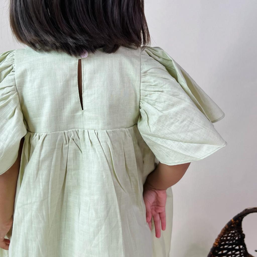 ArthLife Pale Green Angrakha Dress